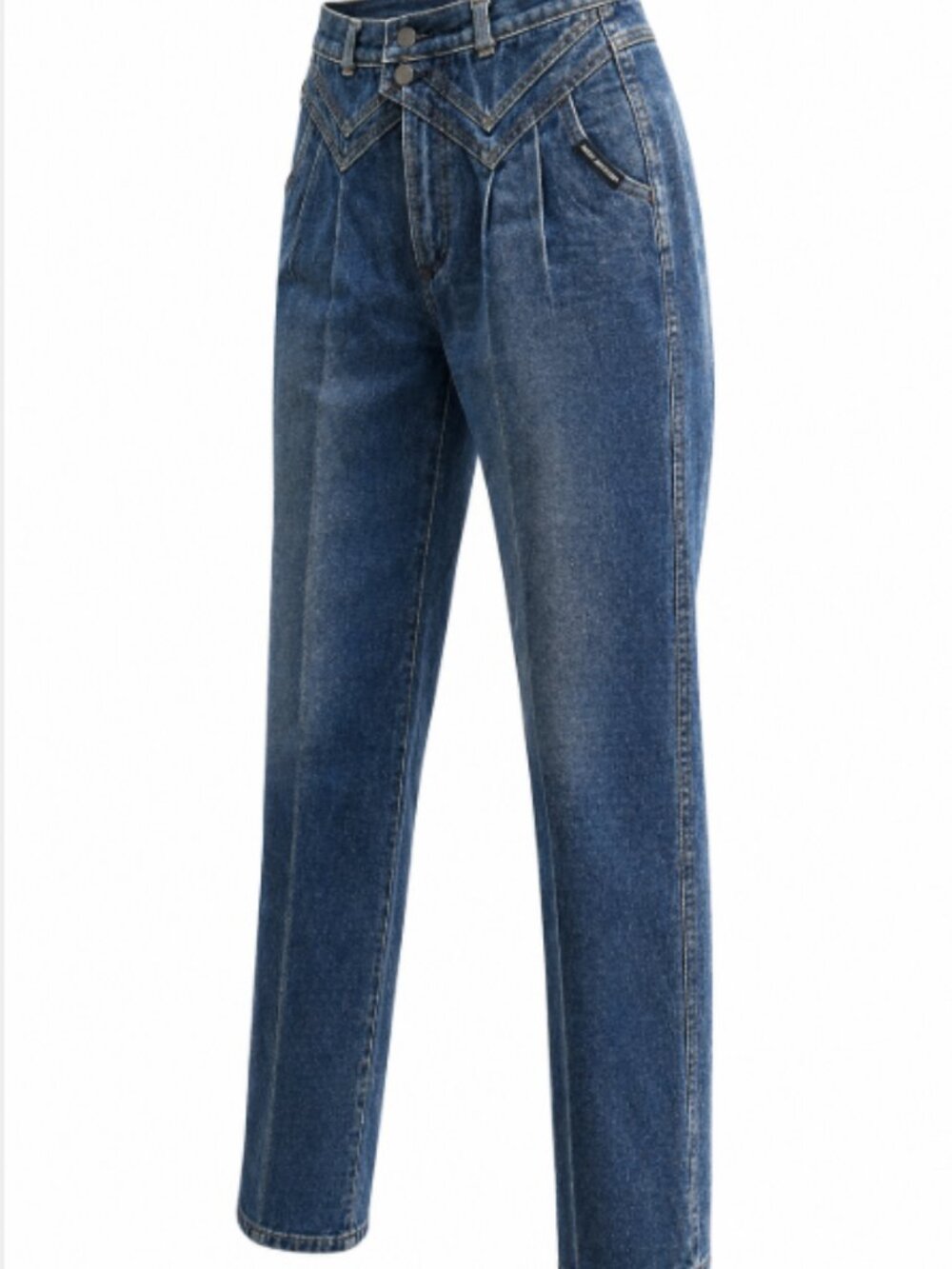 Vintage 80s Women's Rocky Mountain High Waist Western Bareback Jeans Size 27/8